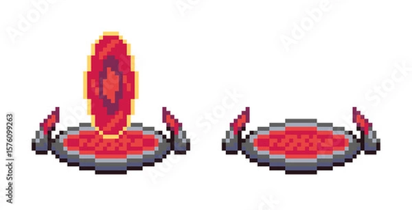 Fototapeta Magic Pixel Portals