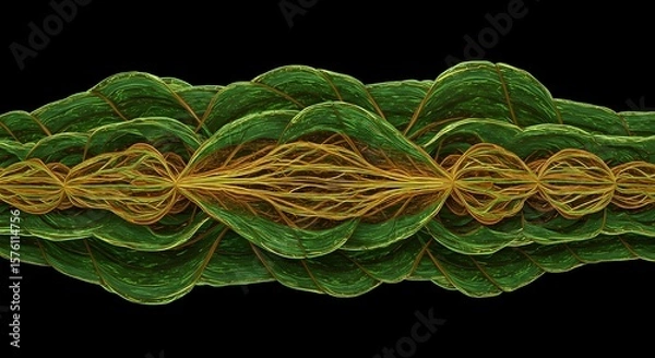 Fototapeta close up of green leaf