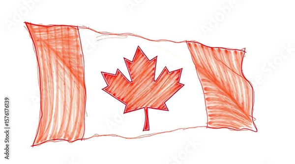 Obraz flag of canada