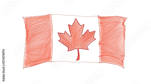 Obraz canadian flag