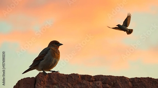 Obraz bird on a branch