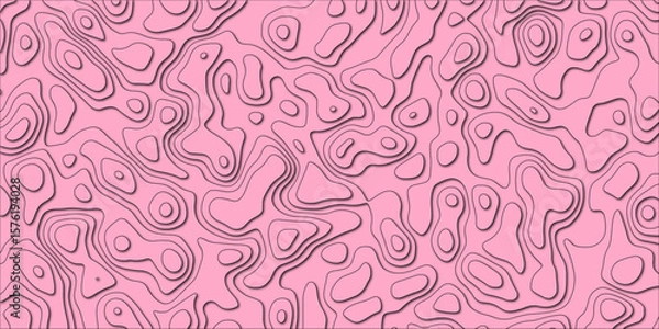 Fototapeta A Structural Illusion of Infinity and Still Motion

