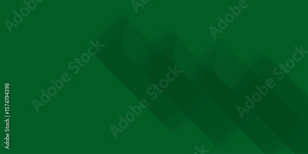 Fototapeta Abstract Geometric Green Background with Diagonal Lines and Gradient. Can Be Used for Cover Design, Poster and Advertising.