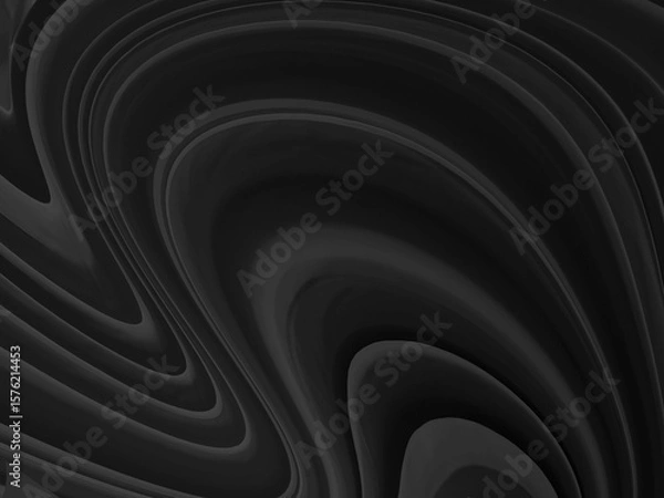 Fototapeta beauty textile soft fabric black smooth curve fashion matrix shape abstract decorate background