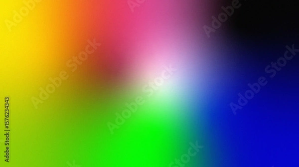 Obraz Vibrant rainbow color gradient with subtle grain effect and soft transitions