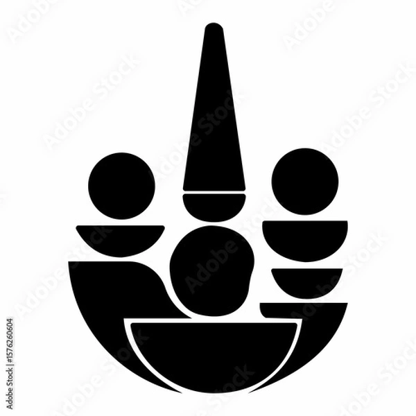 Obraz family icon set vector illustration