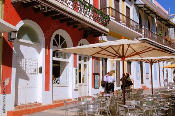 Obraz budynki w stylu art deco