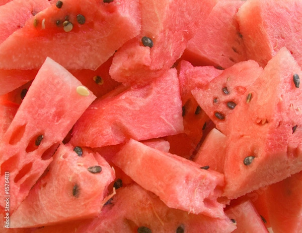 Obraz Watermelon slices close up