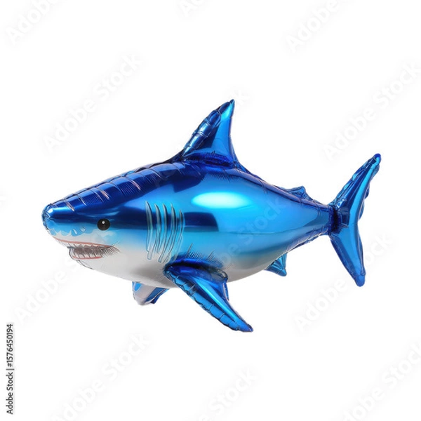 Obraz Blue shark is floating in the air