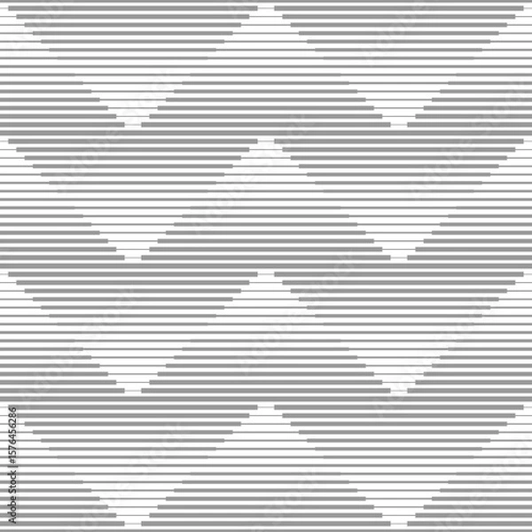 Fototapeta Vector seamless texture.Modern geometric background with stripes.