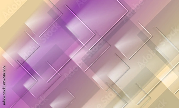 Fototapeta Abstract background with transparent glass panels