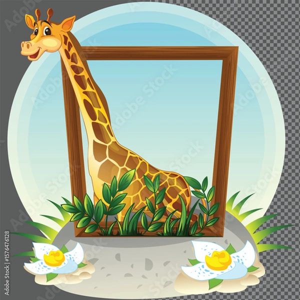 Obraz giraffe vector design