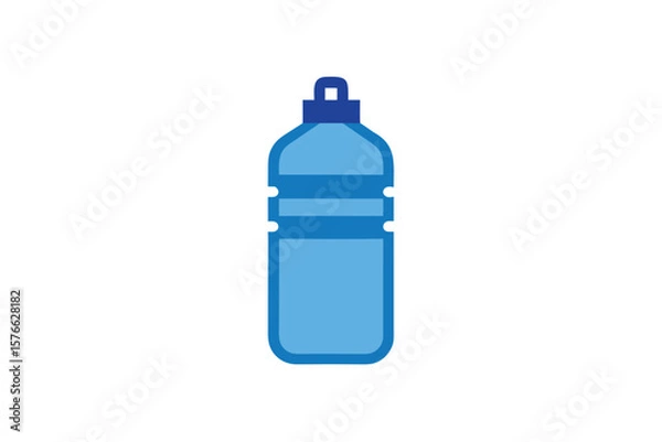 Obraz Water Bottle Icon Vector Hydration On White