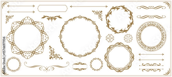 Fototapeta ゴージャスなフレームデザイン