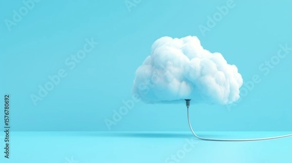 Fototapeta Cloud Computing: The Future of Data Storage