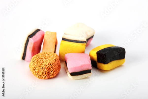 Obraz Candy on a White Background