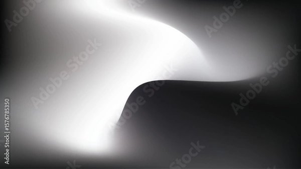 Obraz Grey black and white Abstract gradient mesh blurred backgrounds holographic texture banner eps 10	