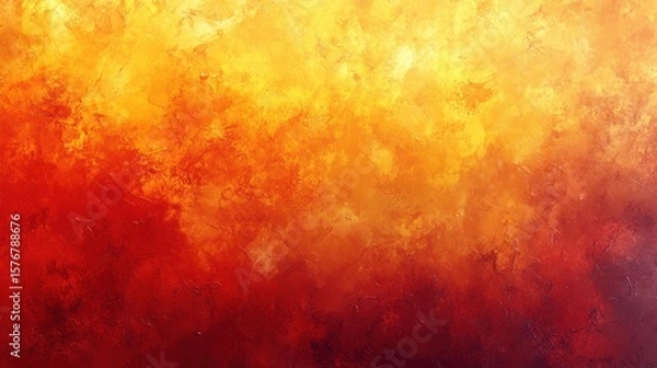Fototapeta Fiery Abstract Artwork: A Warm and Intense Color Gradient