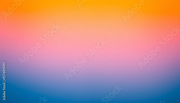 Fototapeta Soft gradient background transitioning from warm orange to cool blue through pink and purple