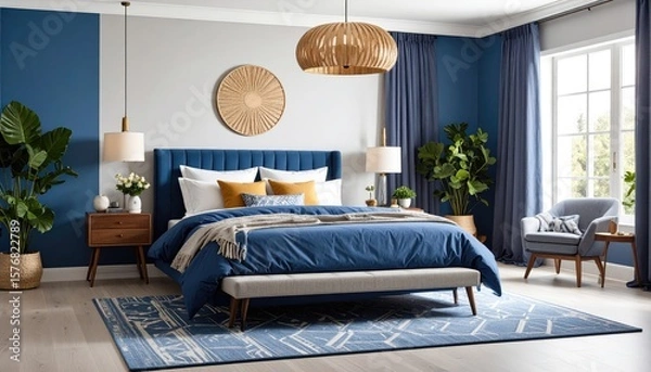 Obraz Modern bedroom interior design (1)