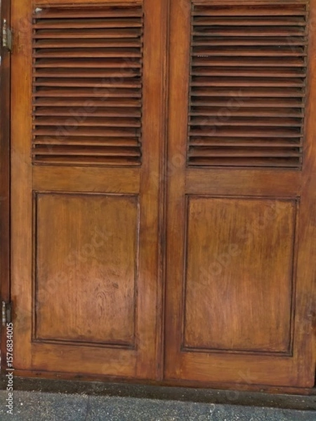 Obraz old wooden window