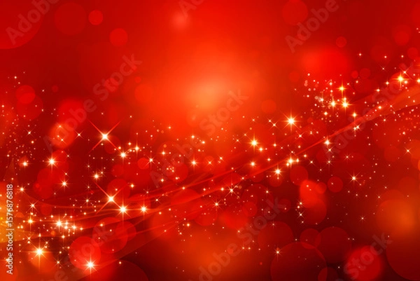 Fototapeta 煌めく赤の幻想