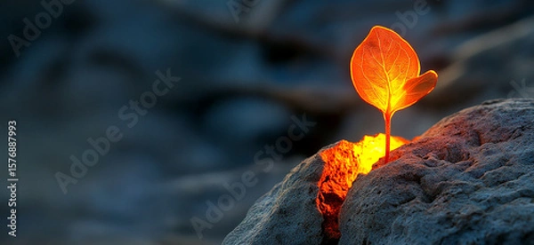 Obraz yellow flower on the ground