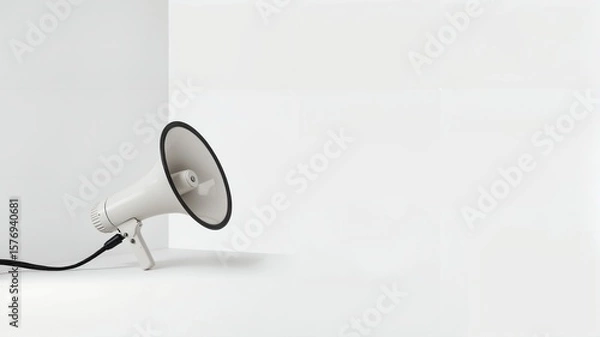 Obraz megaphone on a white background