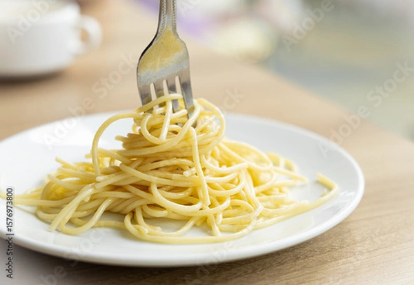 Obraz spaghetti with pesto