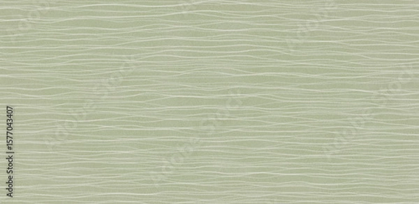 Obraz 落ち着いたグリーンのボーダー柄模様