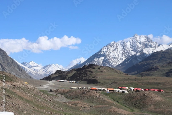 Obraz mountain landscape in the alps