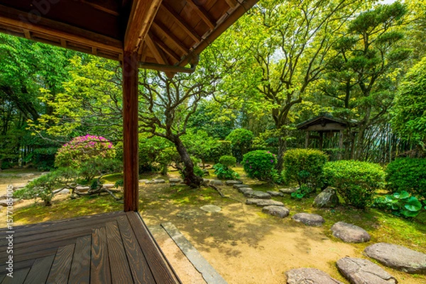 Obraz 大分県　杵築の町並み　磯矢邸