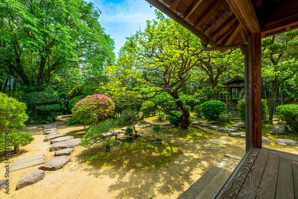 Obraz 大分県　杵築の町並み　磯矢邸