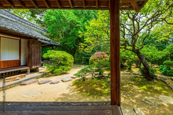 Obraz 大分県　杵築の町並み　磯矢邸