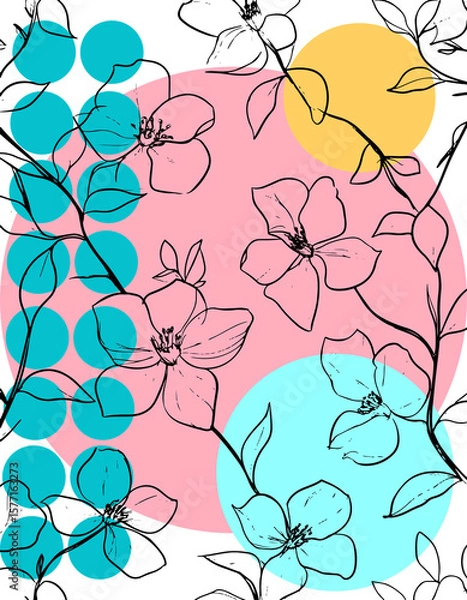 Obraz  floral pattern