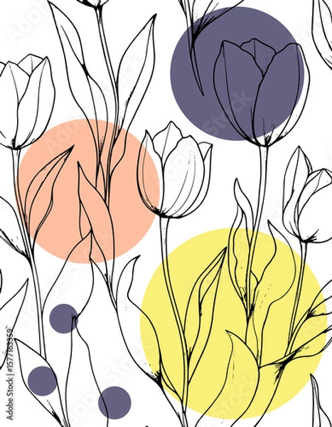 Obraz  floral pattern