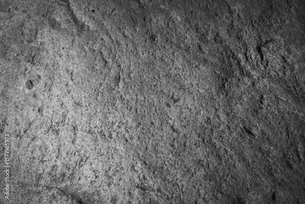 Fototapeta Dark grey black slate background or texture.