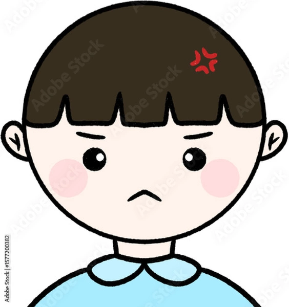 Obraz 화난 남자 아이