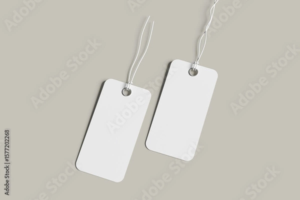 Obraz Label tag mockup