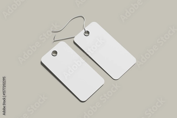Obraz Label tag mockup