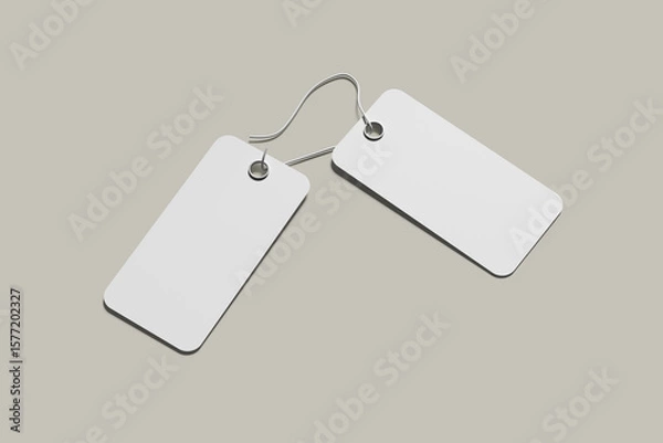 Obraz Label tag mockup