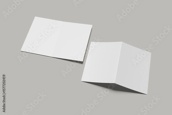 Obraz A5 Bifold Brochure Mockup