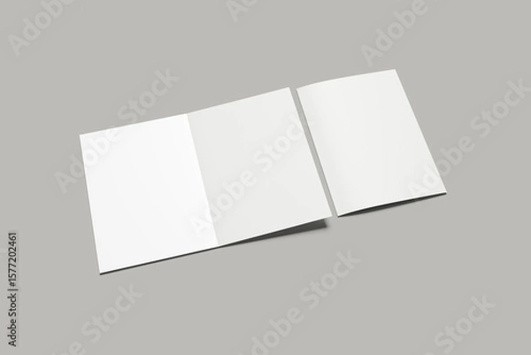 Obraz A5 Bifold Brochure Mockup