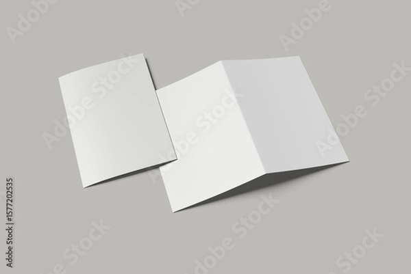 Obraz A5 Bifold Brochure Mockup