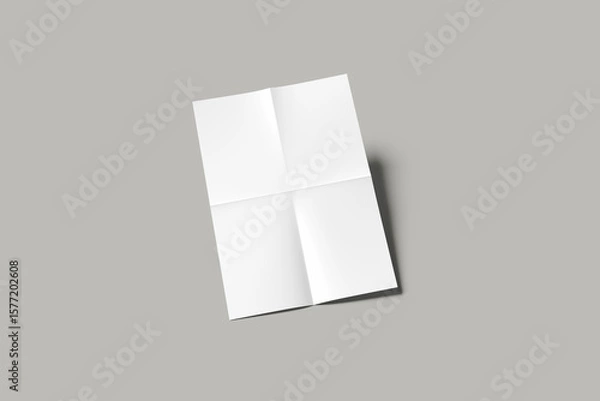 Obraz A4 flyer isolated on grey background