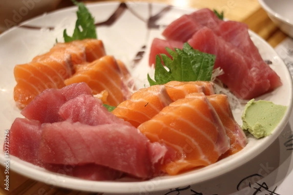 Fototapeta 刺身の盛り合わせ