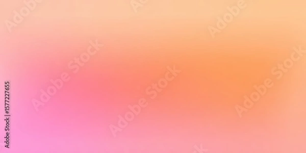 Fototapeta Color gradient background, abstract pastel rainbow. Light red peach orange pink and yellow coral color banner gradation texture, vector pink noise texture blur abstract background