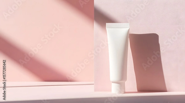 Obraz white cosmetic container