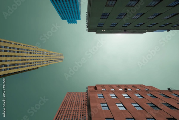 Obraz windows of a modern building