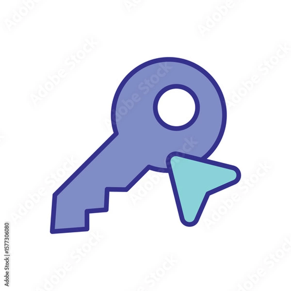 Fototapeta Set Password icon vector